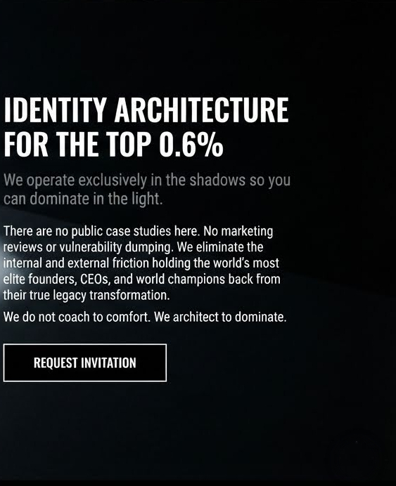 identity architecture and executive performance environment for high-stakes leaders and elite athletes by We Make Champions